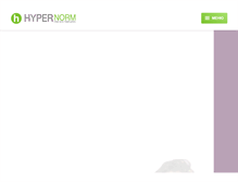 Tablet Screenshot of hypernorm.com